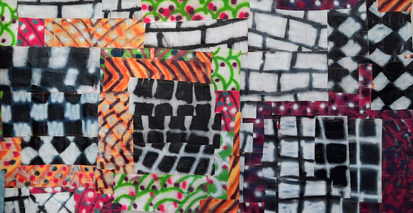 Elizabeth Kinsella - 'Checkered History Diptych'