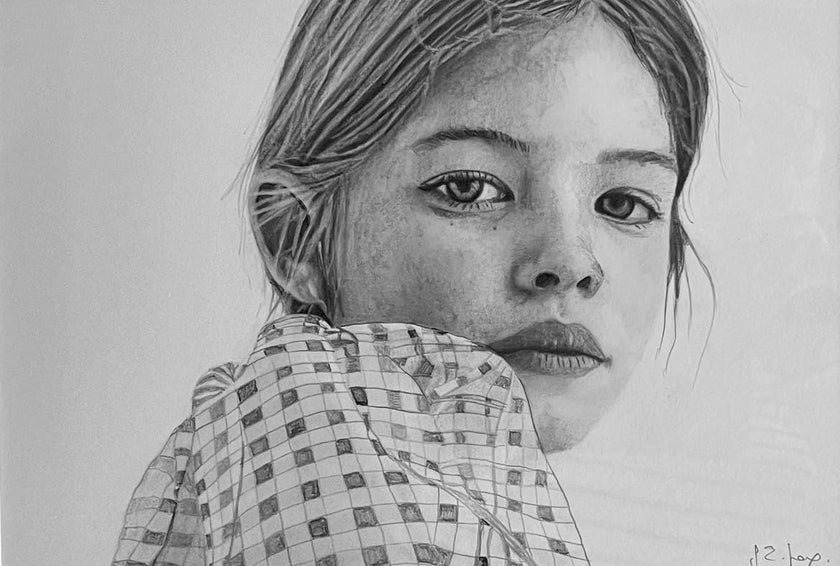 Samantha Ellis Fox - 'Girl In Checked Blouse'