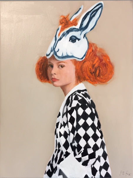 Samantha Ellis Fox - 'Rabbit Hat 1'