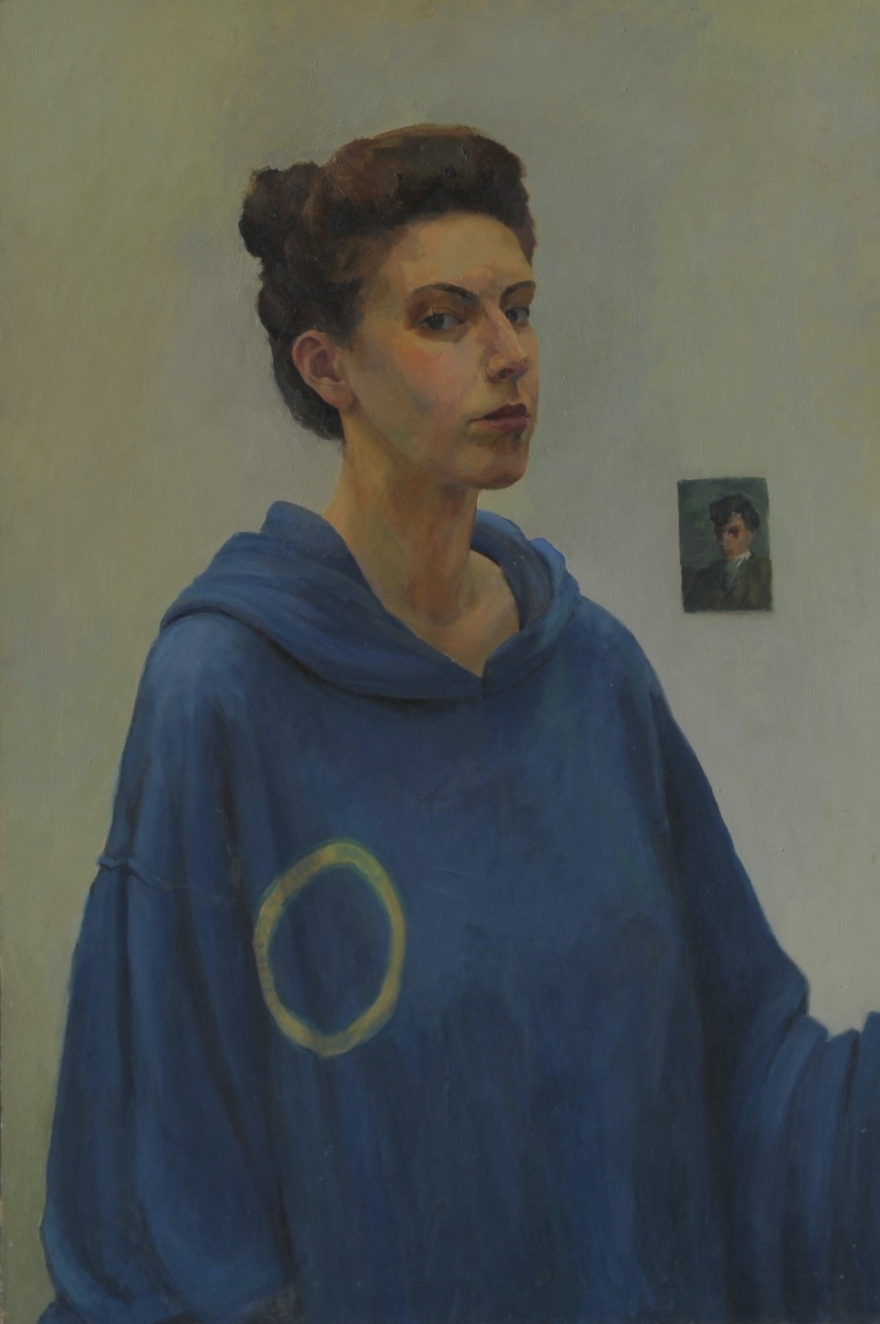 Suzanne Osborne - 'Blue self-portrait'