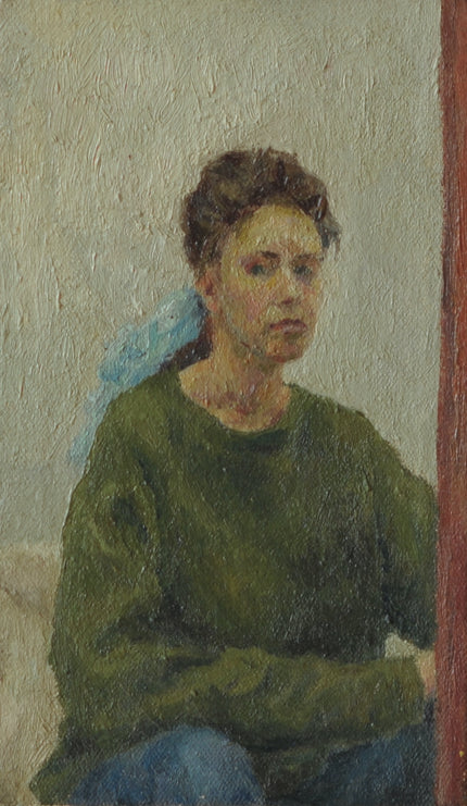 Suzanne Osborne - 'Green self-portrait'