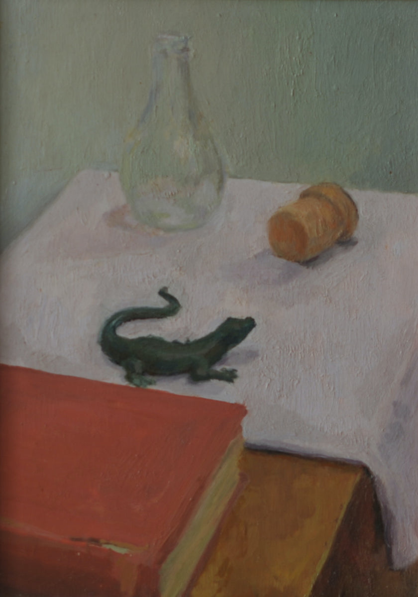 Suzanne Osborne - 'Still-life w' lead gecko'