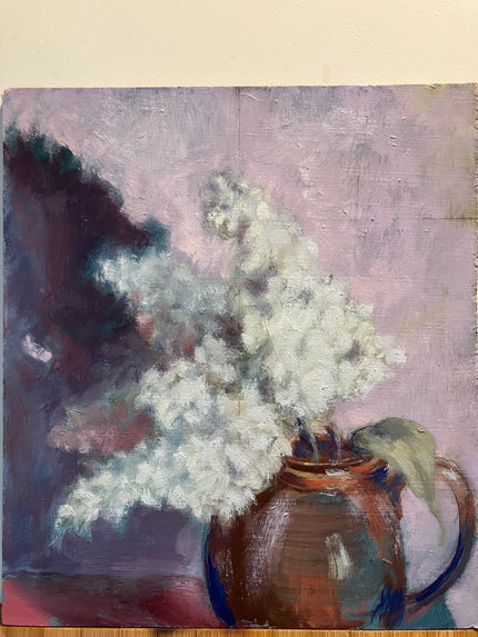 Suzanne Osborne - 'First lilacs, white'